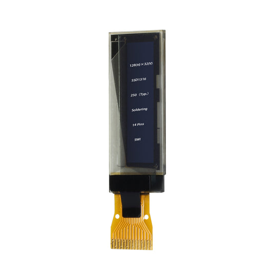 0.91英寸点阵128x32驱动IC SSD1306 OLED屏幕