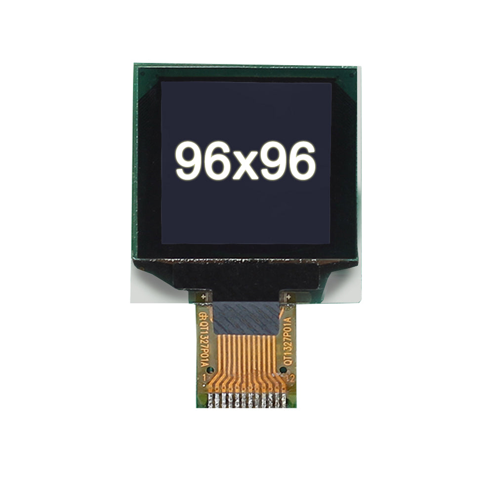 Display Sque 0.96-inch Square White 96x96 Mini OLED Display Screen, Mono PMOLED ...
