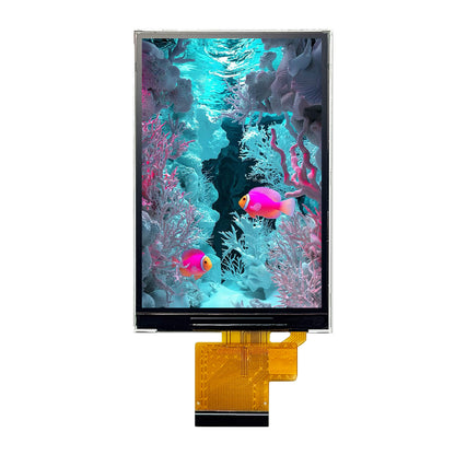 3.5-inch 320x480 TN 500nits 16 Bit 8080 MCU TFT Display Module with 12 O'Clock LCD Modules