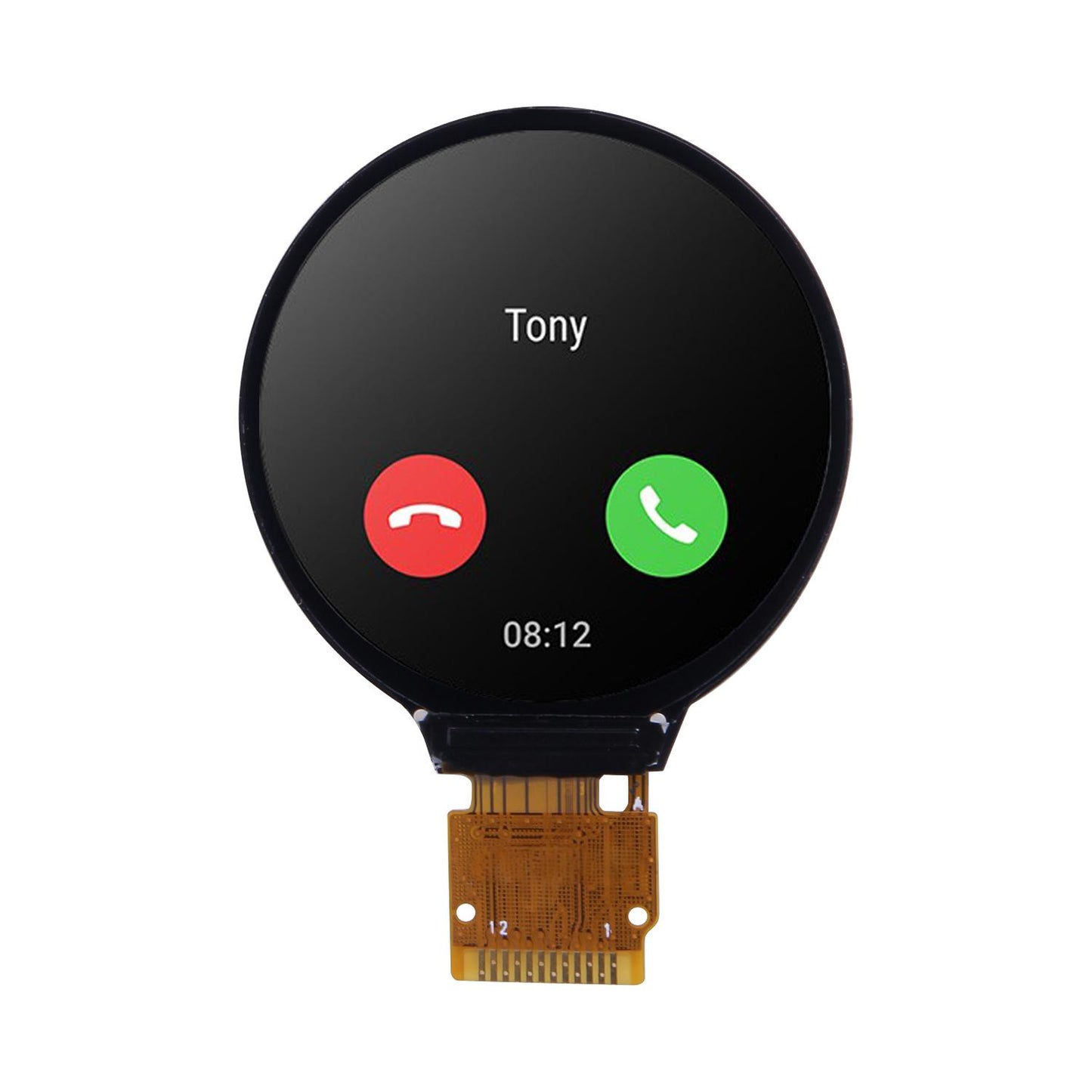 1.28-inch  240x240 Round TFT LCD Display Modules for Watch IPS All View