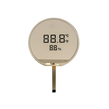 2.5-inch Round Customized Segment Epaper, E ink Display Customization