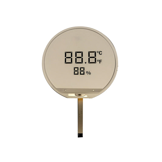 2.5-inch Round Customized Segment Epaper, E ink Display Customization