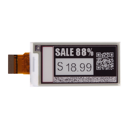 2.13-inch E-ink Display, Electronic Ink Display for ESL, 122x250 ePaper Black/White