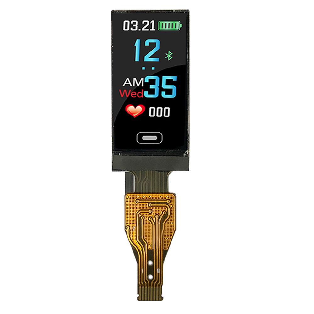 0.96-inch TFT LCD Displays Modules Rectangle Active Area for Watch IPS All View