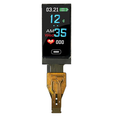 0.96-inch TFT LCD Displays Modules Rectangle Active Area for Watch IPS All View