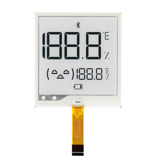 2.0-inch EPD 63 segment 36x36 10pin Segment Square E Ink Display EPD Eaper Display